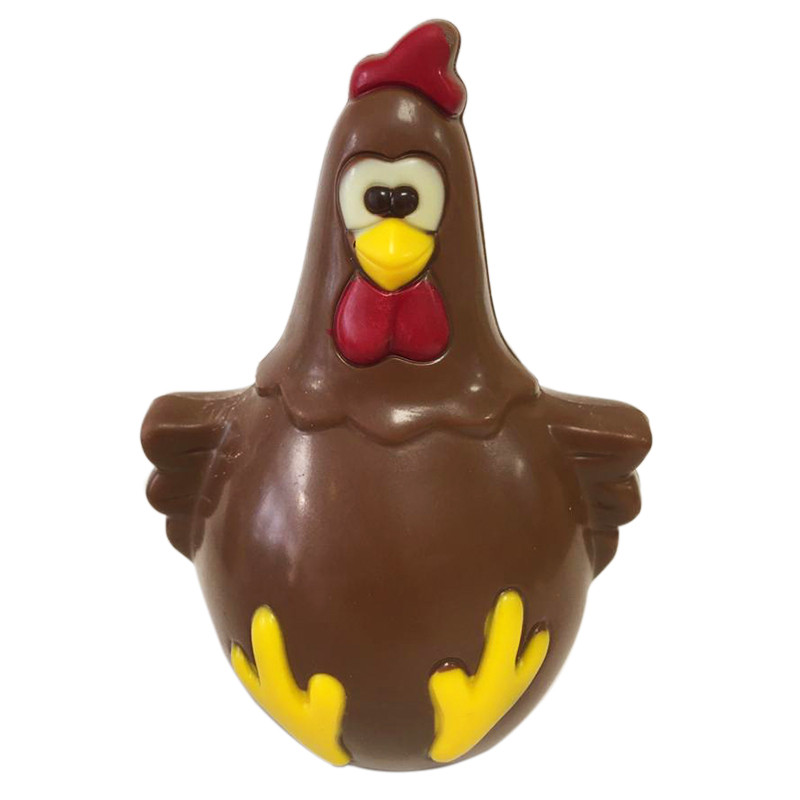 Sujet Poule Cocotte de Pâques au chocolat au lait